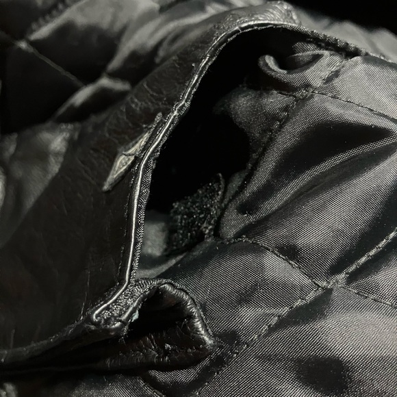 Men’s leather coat size Large fit extra large - Picture 7 of 9